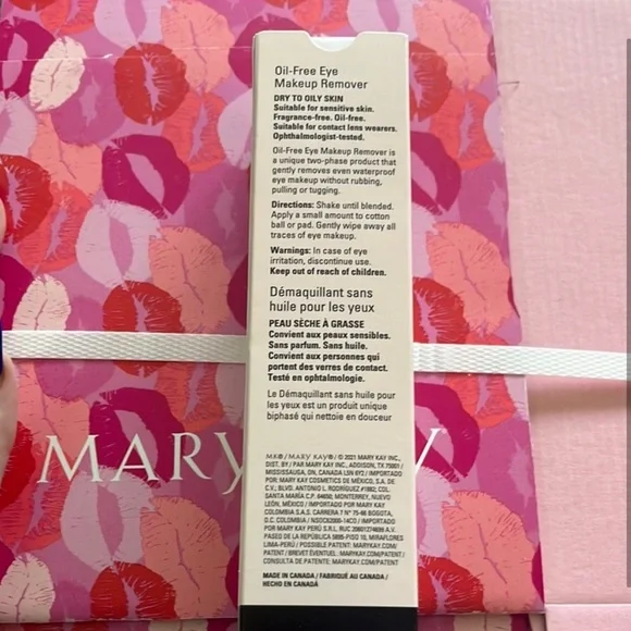 Mary Kay Eye Makeup Remover in Pink Packaging - Picture 2 of 2